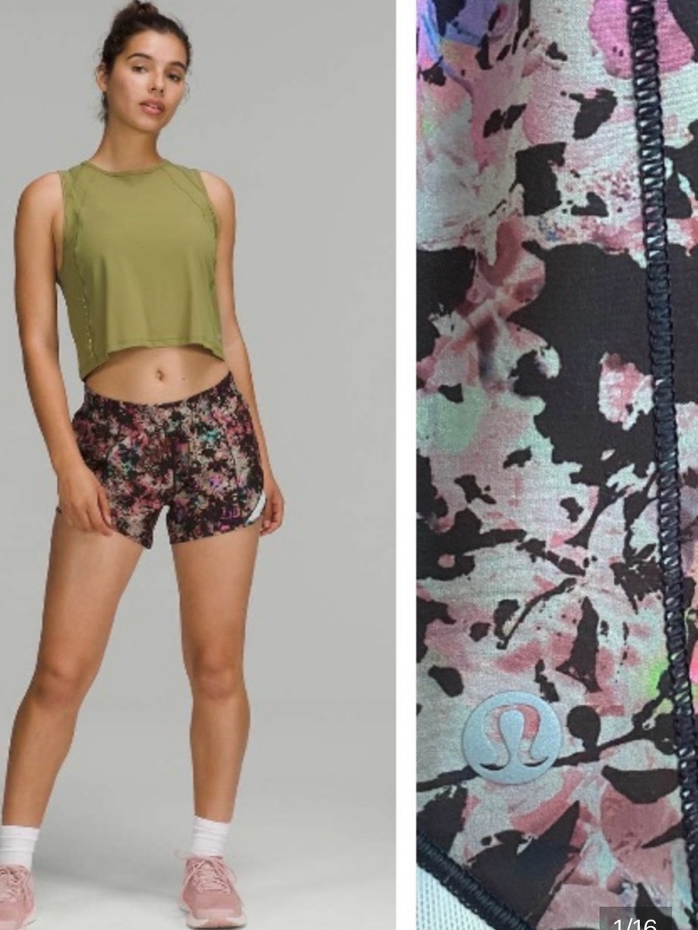 Lululemon women’s Low Rise Lined athletic shorts size 4